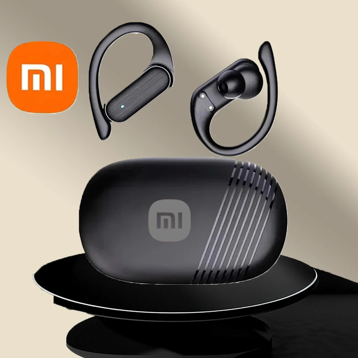 Xiaomi A520 5.3 سماعات تشغيل سماعات الألعاب مشبك الأذن سماعة لاسلكية تعمل بالبلوتوث HIFI مكالمة صوتية HiFI ستيريو مع ميكروفون