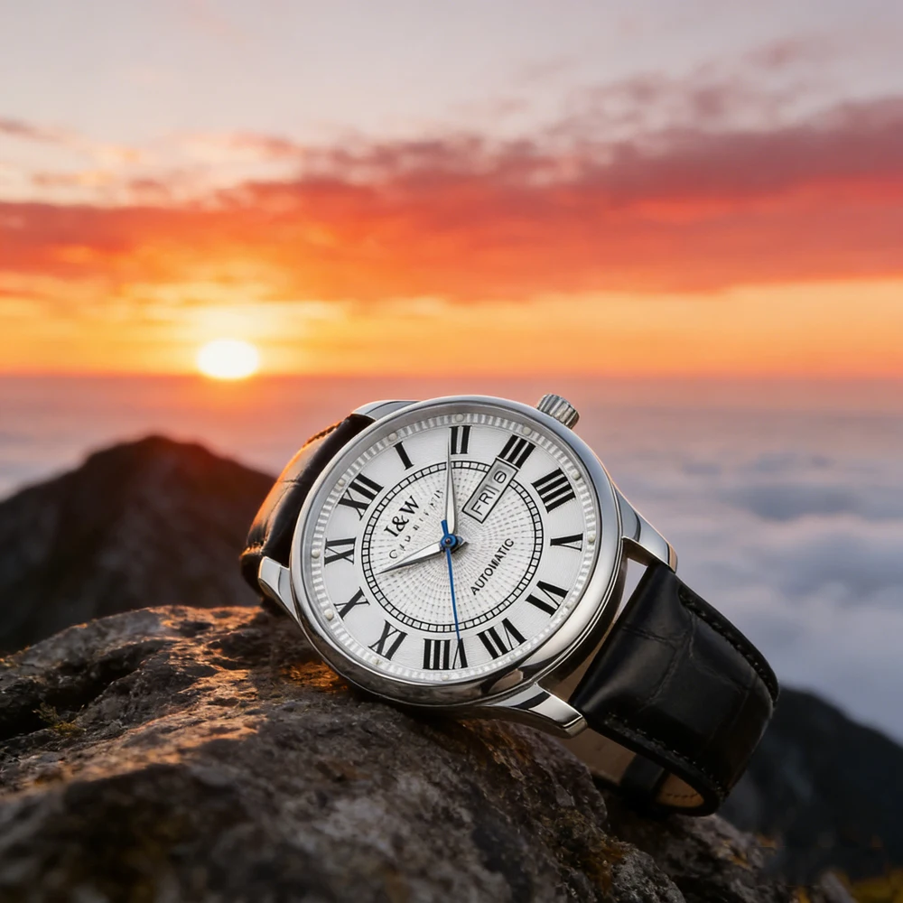 Carnival Brand IW Series Luxury MIYOTA Movement Mechanical Watch for Men Leather Waterproof Fashion Sapphire Mirror Mens Watches - view 4