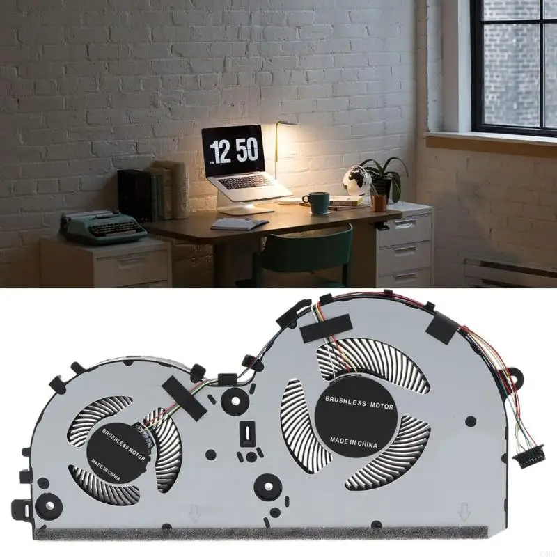 C90F CPU COOLING FAN สำหรับ L340-15IRH L340-17IRH GAMING LAPTOP COOLING FAN CPU กราฟิกการ์ดการ์ดระบายความร้อน