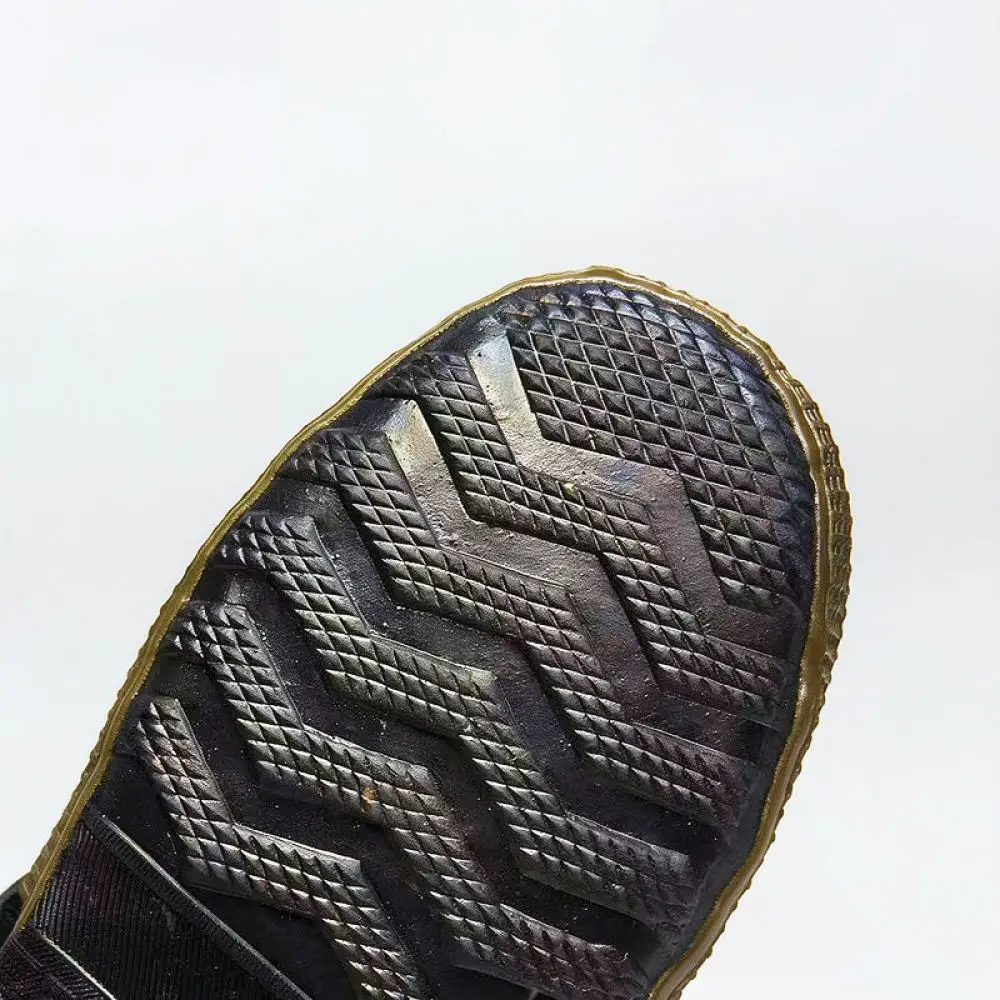 Anti Slip Canvas Safety Footwear Breathable Work Sneakers For Gardening Construction Outdoor Farming Labor Activities
