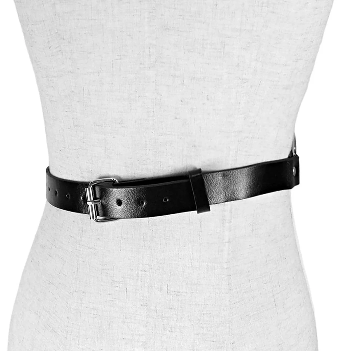 女性のファッション Pu レザーハーネスウエストベルトサスペンダー女性のためのパンク装飾ウエストベルトストラップゴシック衣類アクセサリー