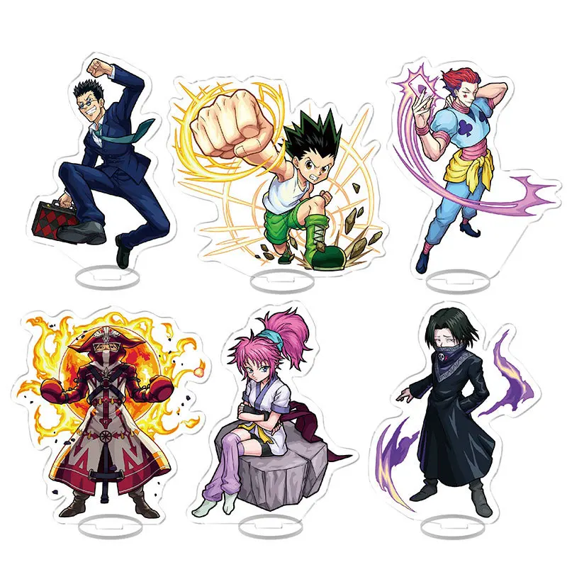 Hunterxhunter Gonfreecss Anime Acrylic Desk Figure Display Decoration Game Related Products Friends Girl Gift Stand Model Plate