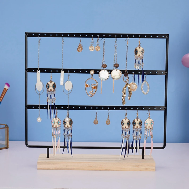 Jewelry Rack Desktop Earring Ring Stand Necklace Jewelry Display Stand Rings Jewelry Stand
