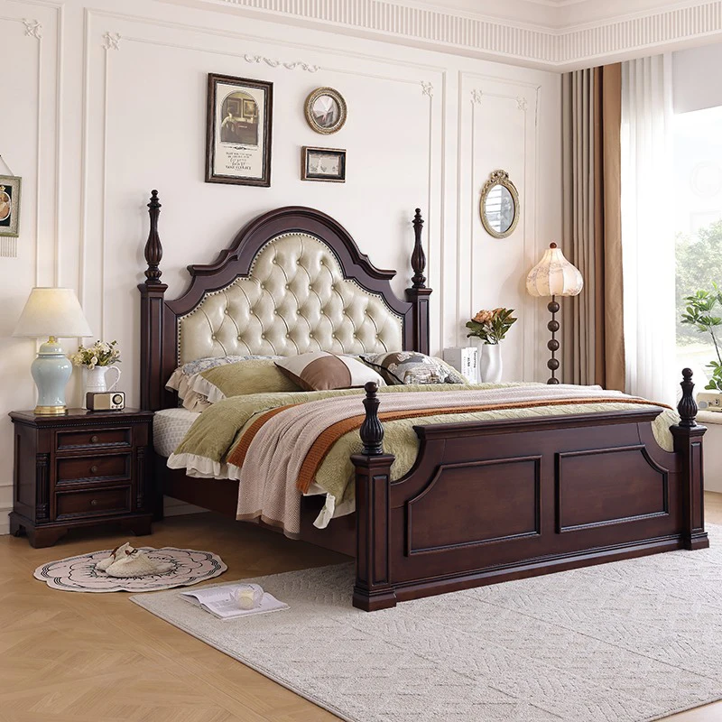 ！@Adults Mattresses Double Bed Accessories Stuff Wooden Bedroom Double Bed Loft ForKids Letto Matrimoniale Furniture