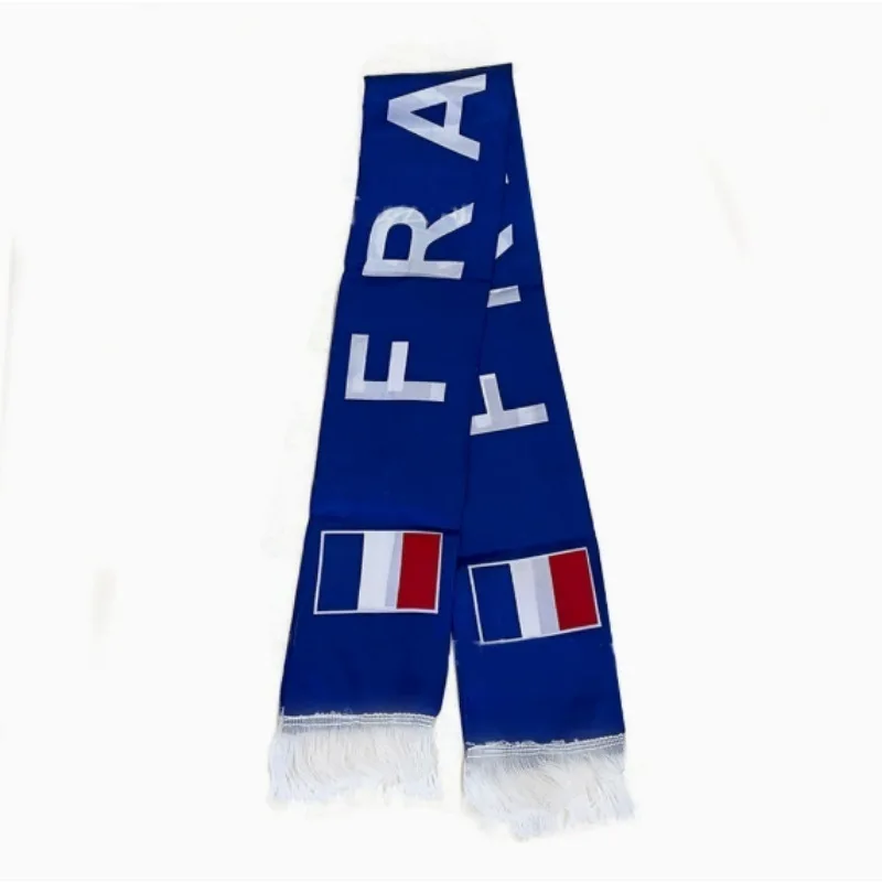 2026 Football Scarves: Brazil, Argentina, Germany, Spain, France, USA, Mexico, Canada – Designer Knitted Scarves