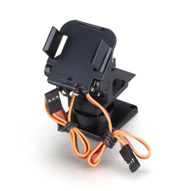 

DIY model vehicle and ship robot steering gear pan tilt aerial camera micro nylon plastic pan tilt dual axis steering gear