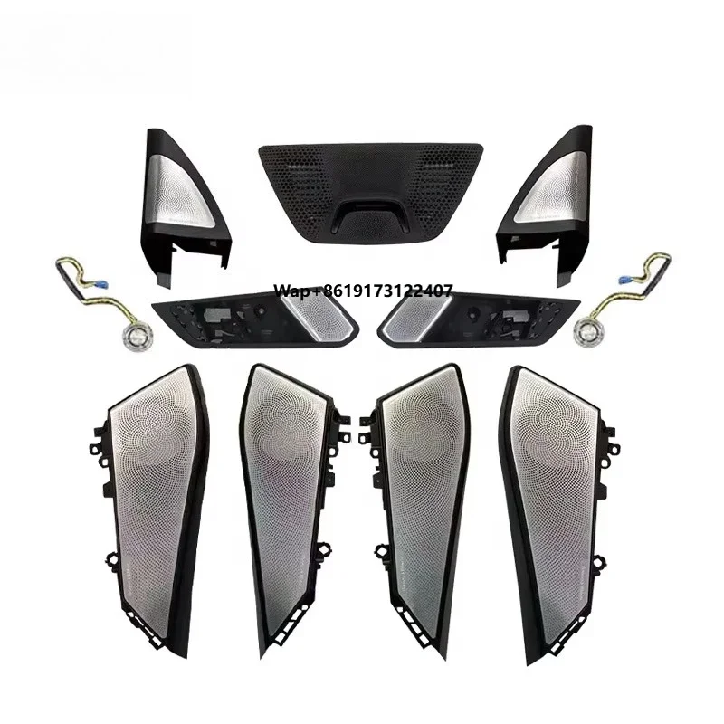Factory Custom Car Interior Audio System Speaker Cover LED  Tweeter Speaker Horn Cover Ambient Light for X6 G06