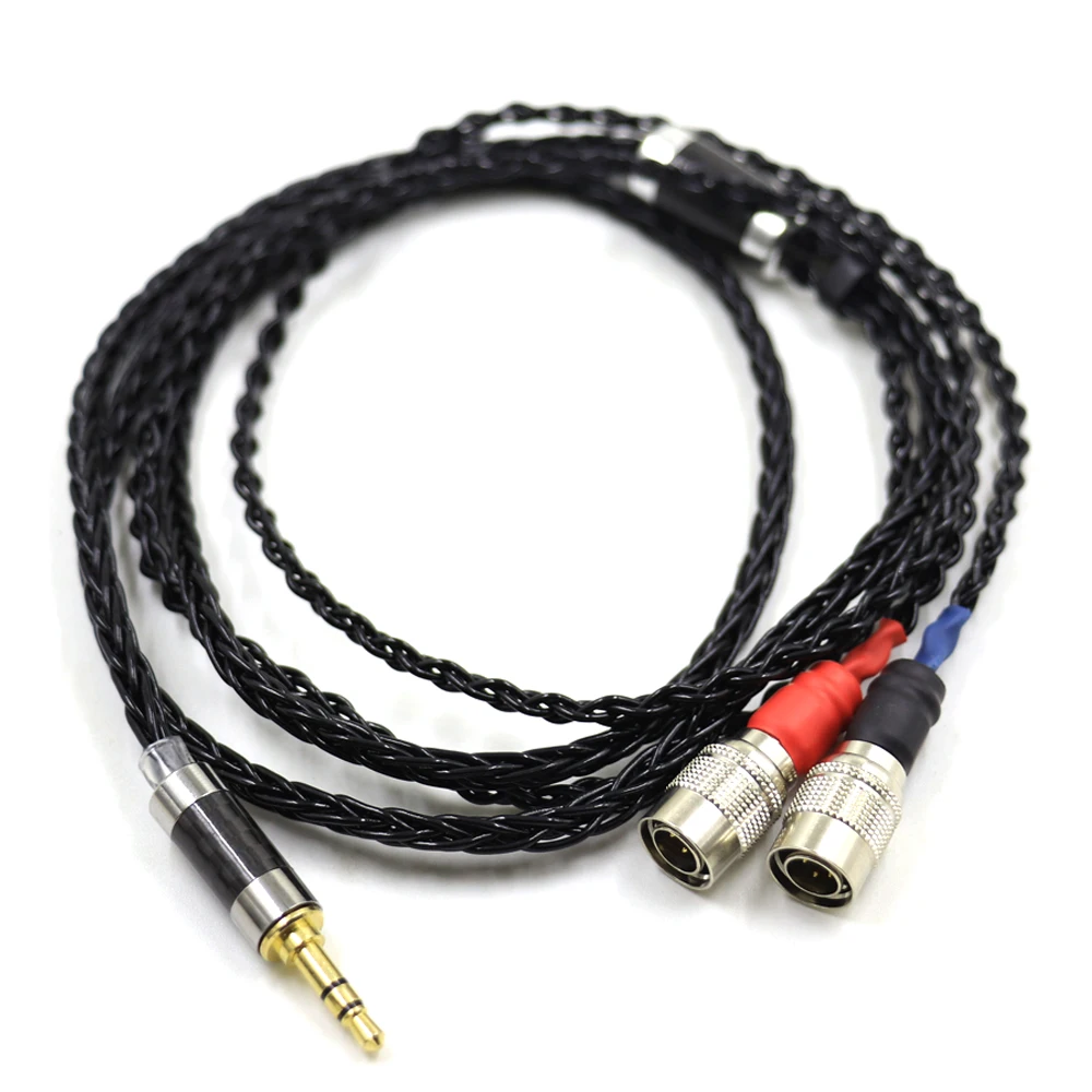 

BlackJelly High-end Taiwan 7N Litz OCC Headphone Replace Upgrade Cable for MrSpeakers Mr Speakers Ether Alpha Dog Prime