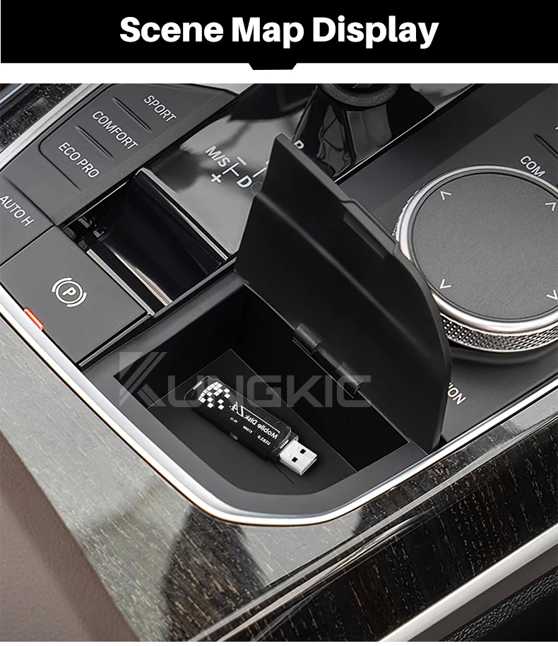 Storage Box For BMW G20 F40 G01 G05 G26 G02 G07 G06 F44 3 Series 4 Series X3 X5 X7 i4 LHD Modification Console Gear Shift Easy