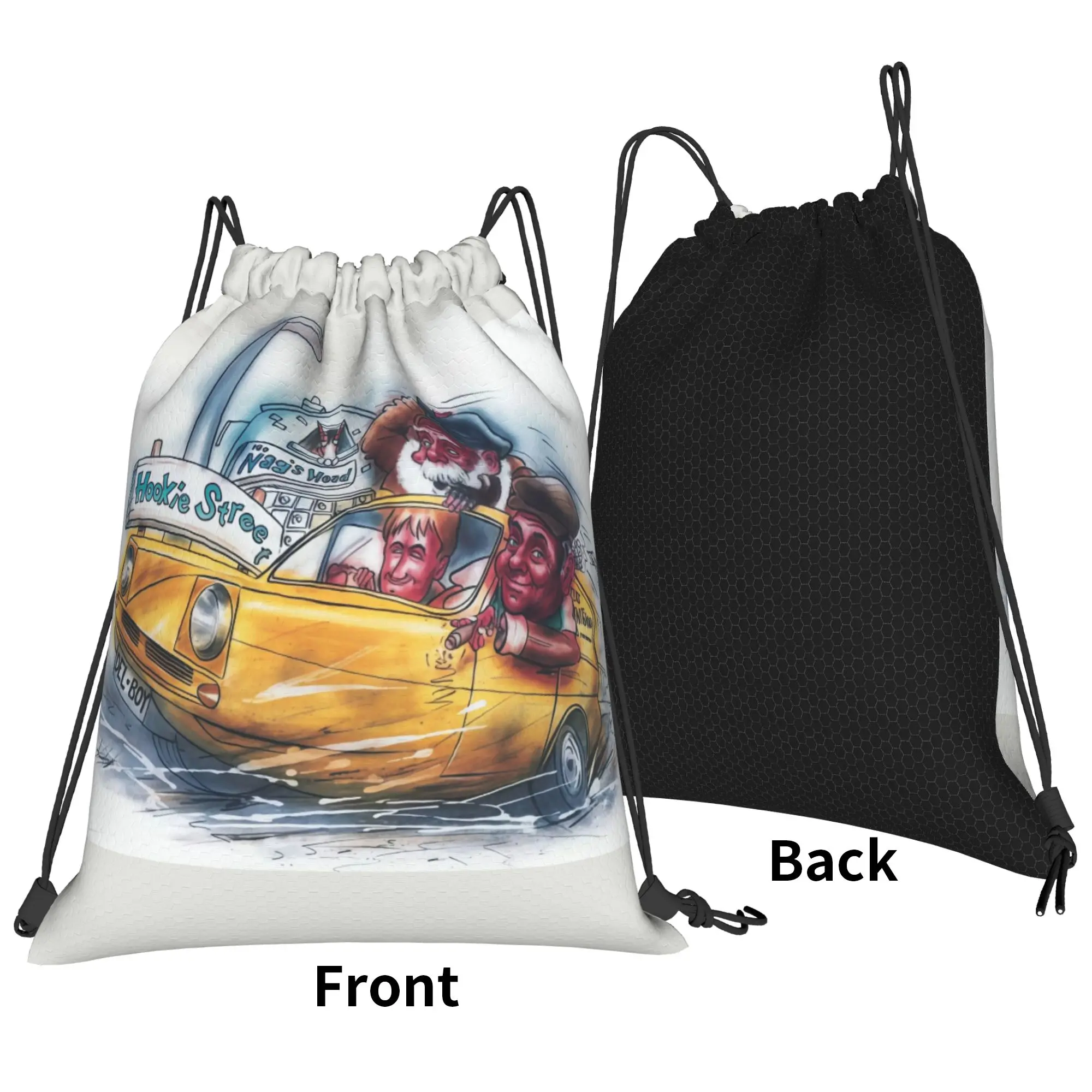 Only fools and horses london gent  Portable Sports Riding Gym Drawstring Storage Sporty Backpacks