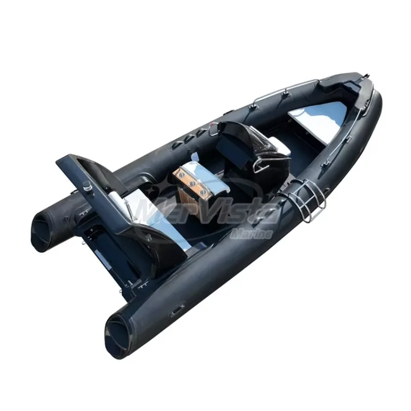 New Arrival Luxury Fiberglass Rib Boat Inflatable Rigid Center Console Boat Luxury Boat 580