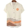 Desert Cactus 3D Print Hawaiian Shirt For Men