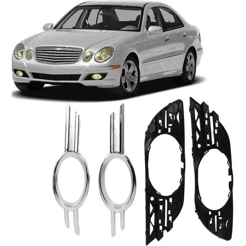 

High Visibility Fog Light Grille Covers Enhancing Airflows Design for E350 E550 E63AMG 2118850822 2118851174 2118851274 X37F
