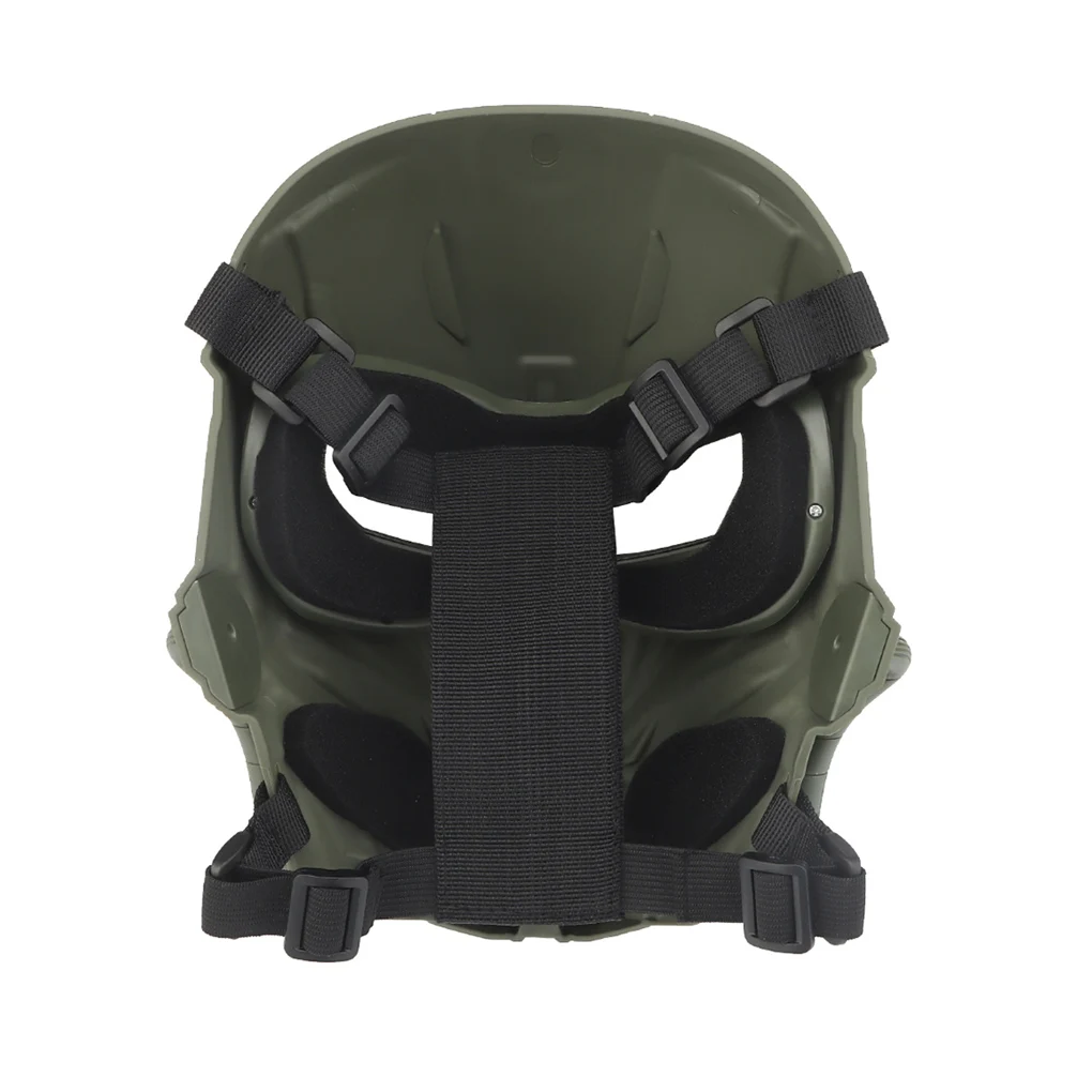 Paintball Hunting Masks Face Cover Motorcycle Helmet Headgear Full Face Tool Reduing Impact Facepiece with Sponge Cushion