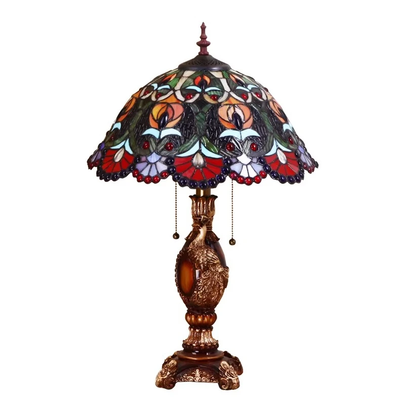 

Настольная лампа в стиле ретро, легкая роскошь, скандинавский дизайн, классическая лампа для гостиной и кабинета, креативная лампа с пультом дистанционного управления, глазурованная лампа для спальни, прикроватная лампа.