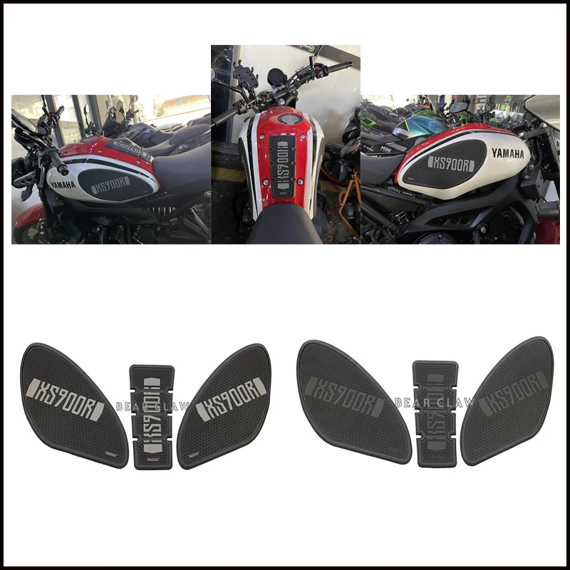 

For YAMAHA XS900R XSR900 Motorcycle Tank Pad Protector Sticker Decal Gas Knee Grip Tank Traction Pad Side new model 2021