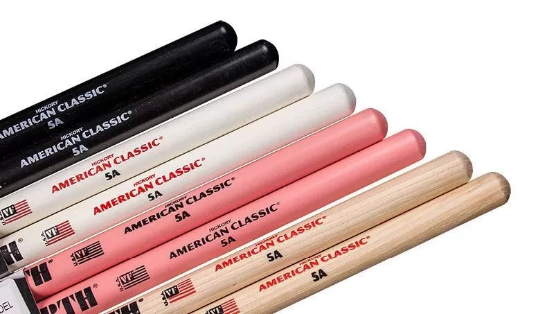 Professionelle Vic Firth Drumsticks 5A 5B 7A 2B Hickory Drum Sticks für Jazz Rock Langlebiges Musikinstrument – Detail 4