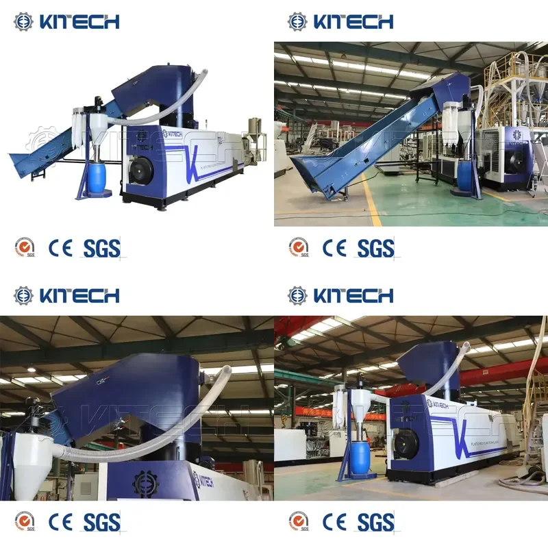 Recycling Machine 2026 Full Automatic PP PE LDPE HDPE Film Plastic Pellet Making Machine Recycling Line With Compactor