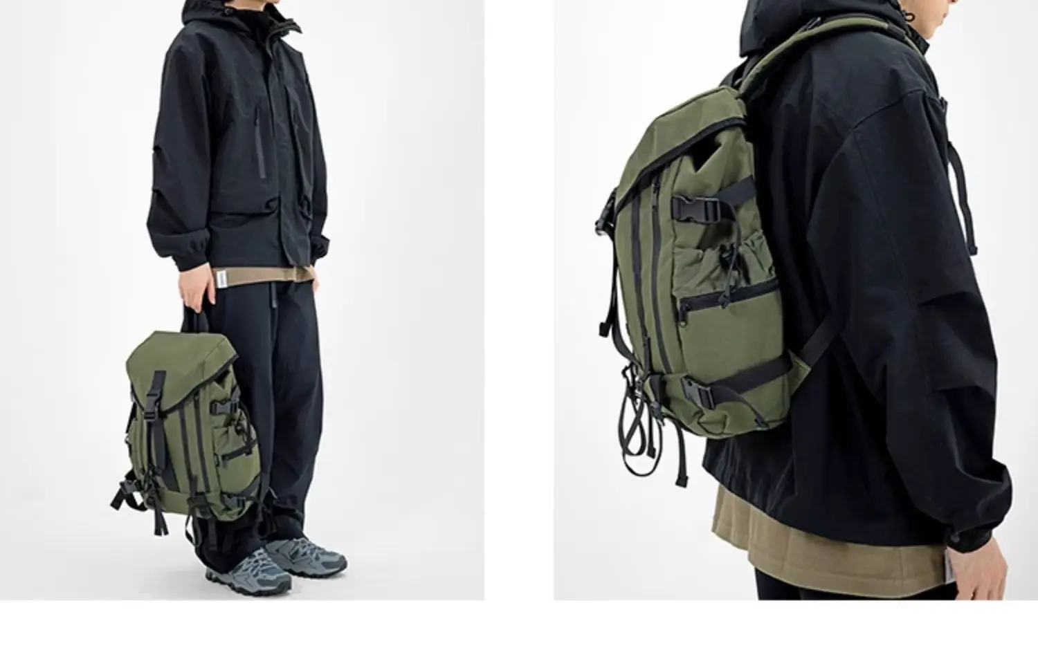 City function outdoor travel mountaineering backpack, Japanese large-capacity women's computer schoolbag