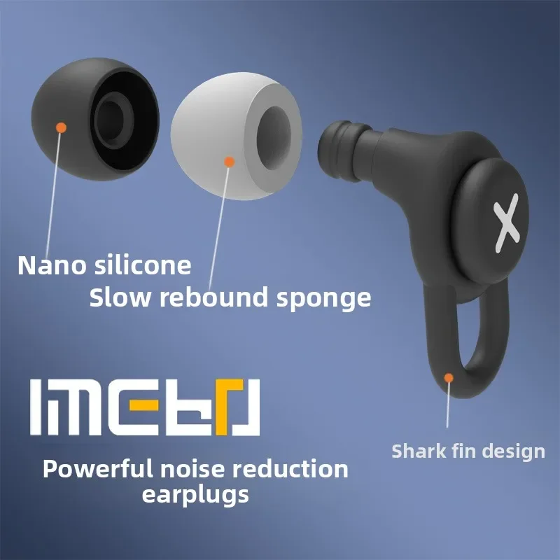 Noise-Reducing Earplugs for Students – Sleep, Study, Snore & Noise Blocking, Soundproof Ear Canal Plugs for Quiet