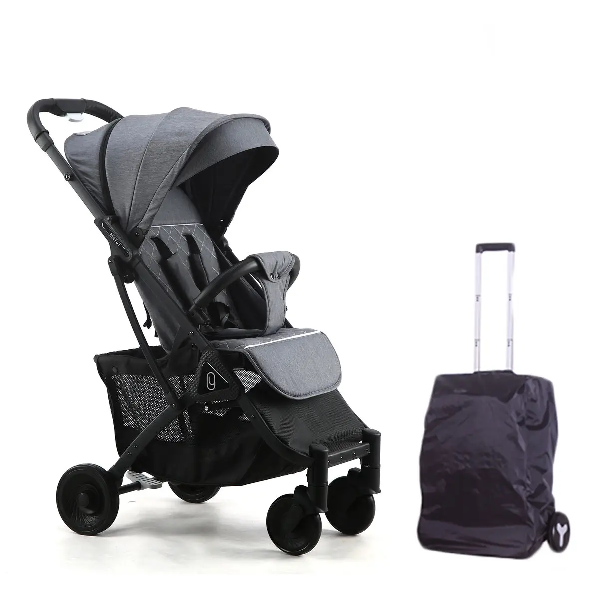 Wholesale European Double Infant Cart Foldable 3 In 1 Twin Baby Stroller