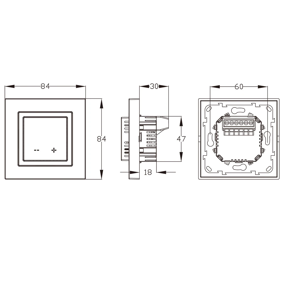 Maxkosko smart heizt her mostat lcd display touch key wärme regler temperatur regler extern 4 arten von sensoren sonde