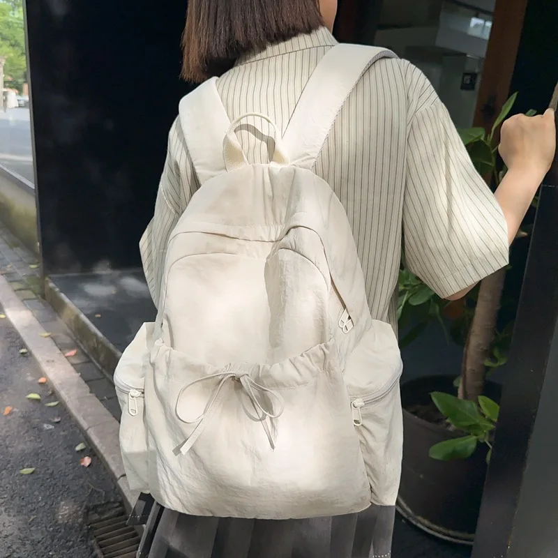 

Fashionable Children Backpack Lightweight Sports Bags Simple Backpack for Women Leisure Travel Backpacks School Bag Mochilas Sac