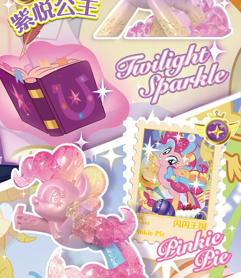 Echte KAYOU My Little Pony Blind Box Friendship Is Magic Gummipuppe Anime Friseur-Stil Figur Cartoon Kreatives Spielzeug – Detail 18