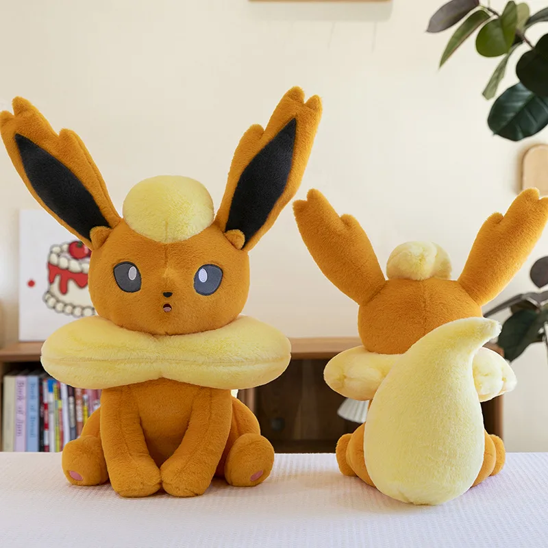 Große 60 cm/45 cm Pokemon Flareon Plüschtiere Plüschpuppe Weiche Kuscheltiere Puppe Kissen Geschenk