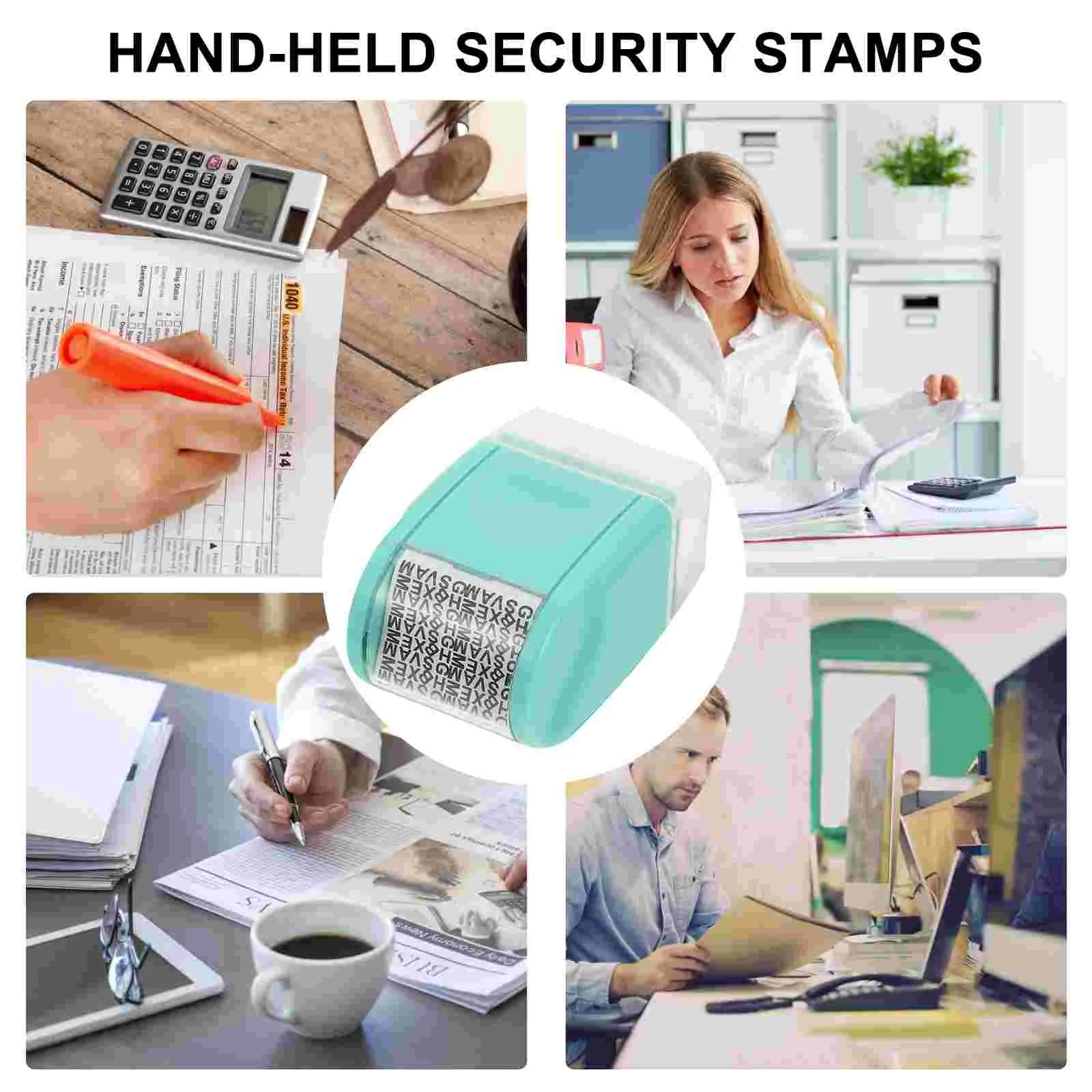 ความปลอดภัย Roller Confidentiality Seal ชื่อแสตมป์ Identity Guard ซีลป้องกันพลาสติก