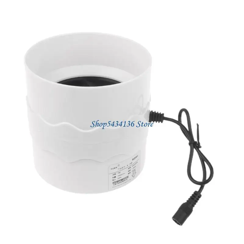 H7ED 4 بوصة مضمنة القناة مروحة تهوية الهواء الأنابيب البلاستيكية مروحة العادم التهوية البسيطة