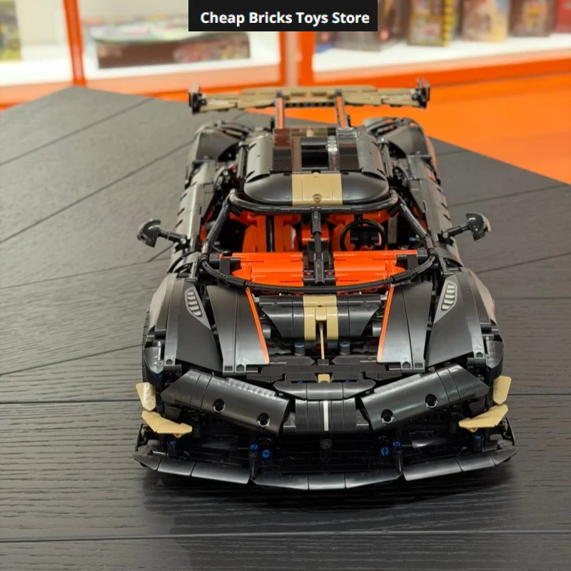 Cheapest Technical Vehicles Model Adults Gift for Home Decor 4104pcs Toys Bricks Building Blocks V8 Racing Car Supercar Hypercar