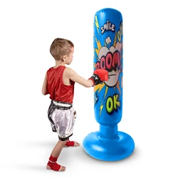 Larger Stable Punching Bag for Kids, Gifts for Boys & Girls Age 5-12 for Practicing Karate, Taekwondo, MMA and to Relieve Stress