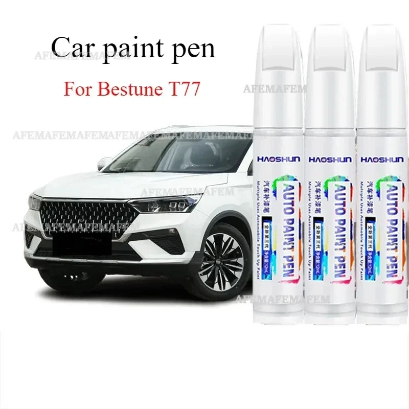 For Bestune T77 Paint Pen Pearlescent white dazzling blue scratches repair artifact phantom black spot paint pen