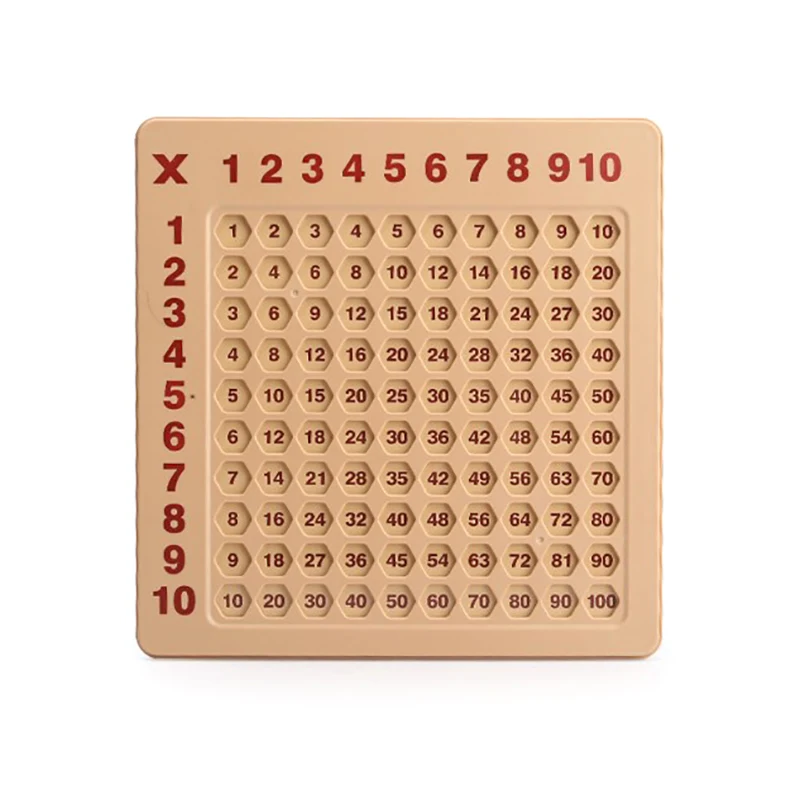 Jogo De Tabuleiro De Multiplicação De Madeira Para Crianças, Aprendendo Brinquedos Educativos, Contagem Matemática, Cem Tabuleiro, Jogo De Pensamento Interativo