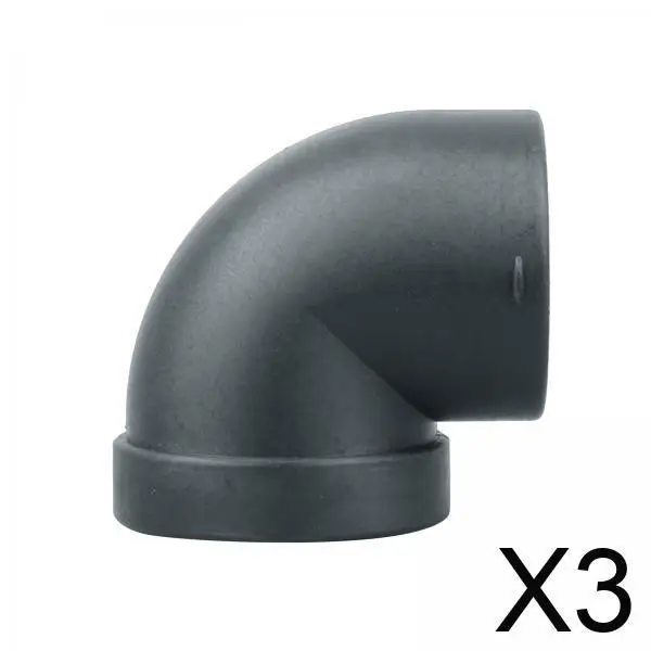

3xExhaust Pipe Elbow Connector Vehicle Accessory Easy to Install Elbow Shape Elbow