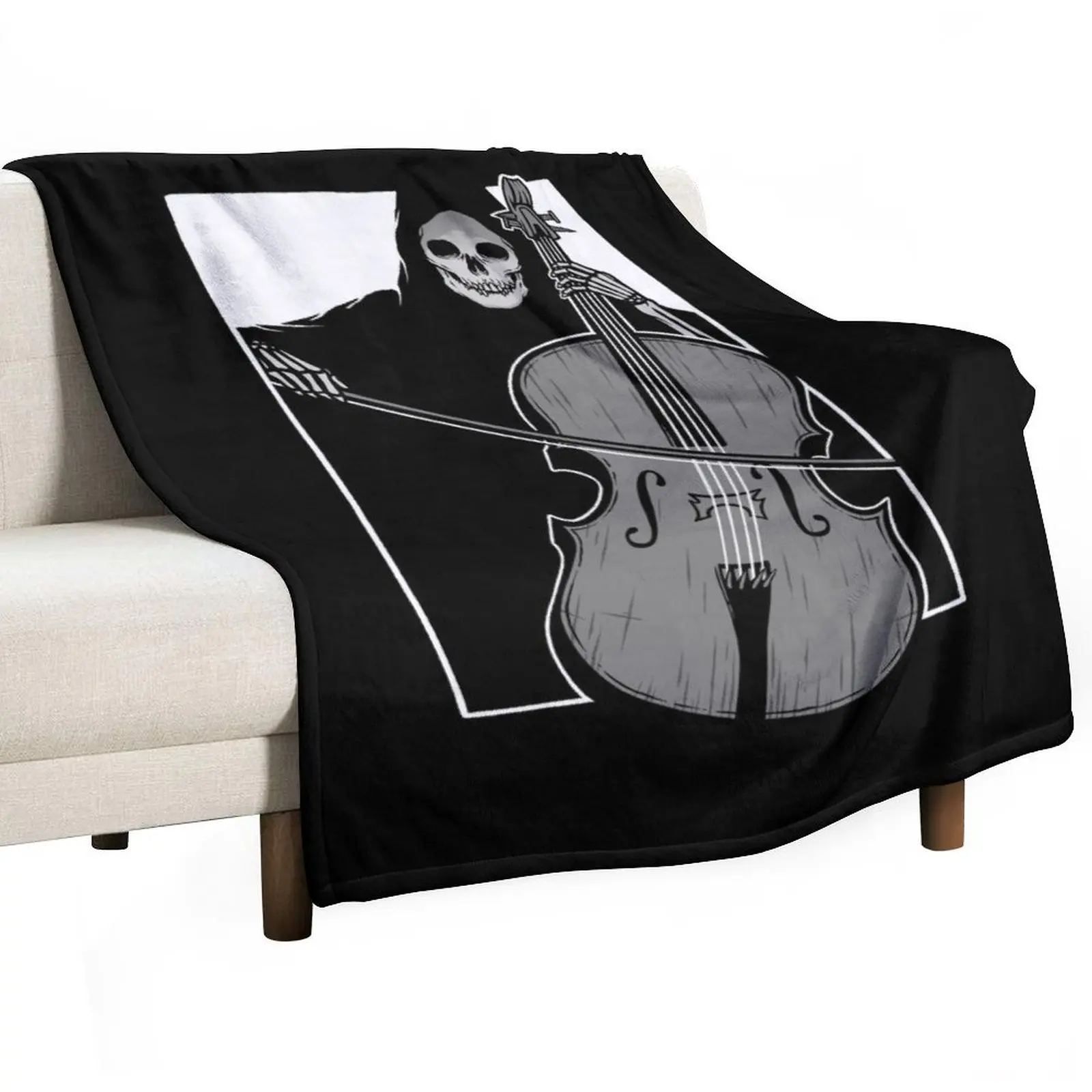 Symphony of Death Throw Blanket Luxury Brand wednesday Soft Plush Plaid for sofa Blankets