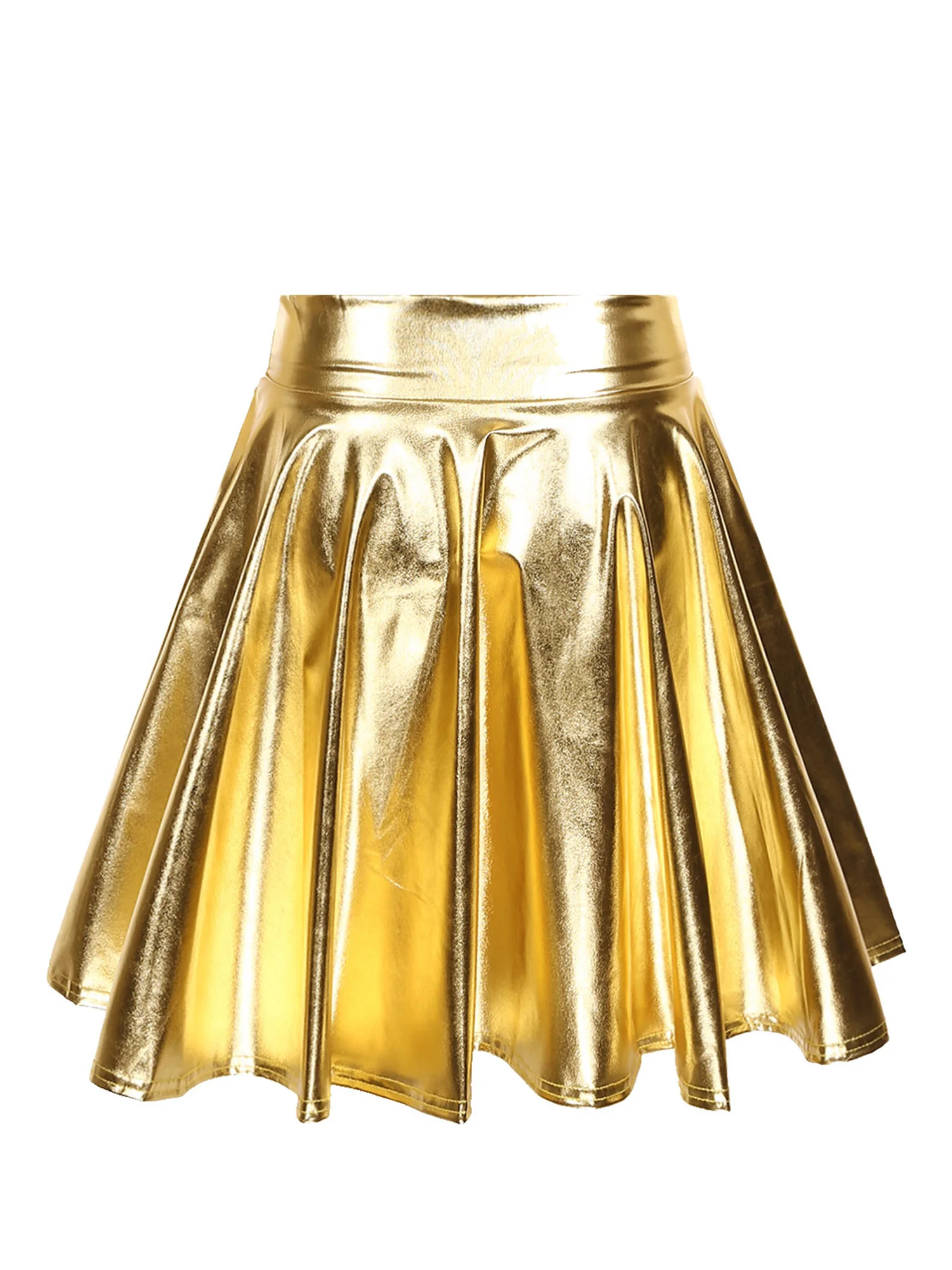 Déguisement Alien Sexy Femme – Crop Top Métallisé, Jupe et Serre-Tête – photo 12