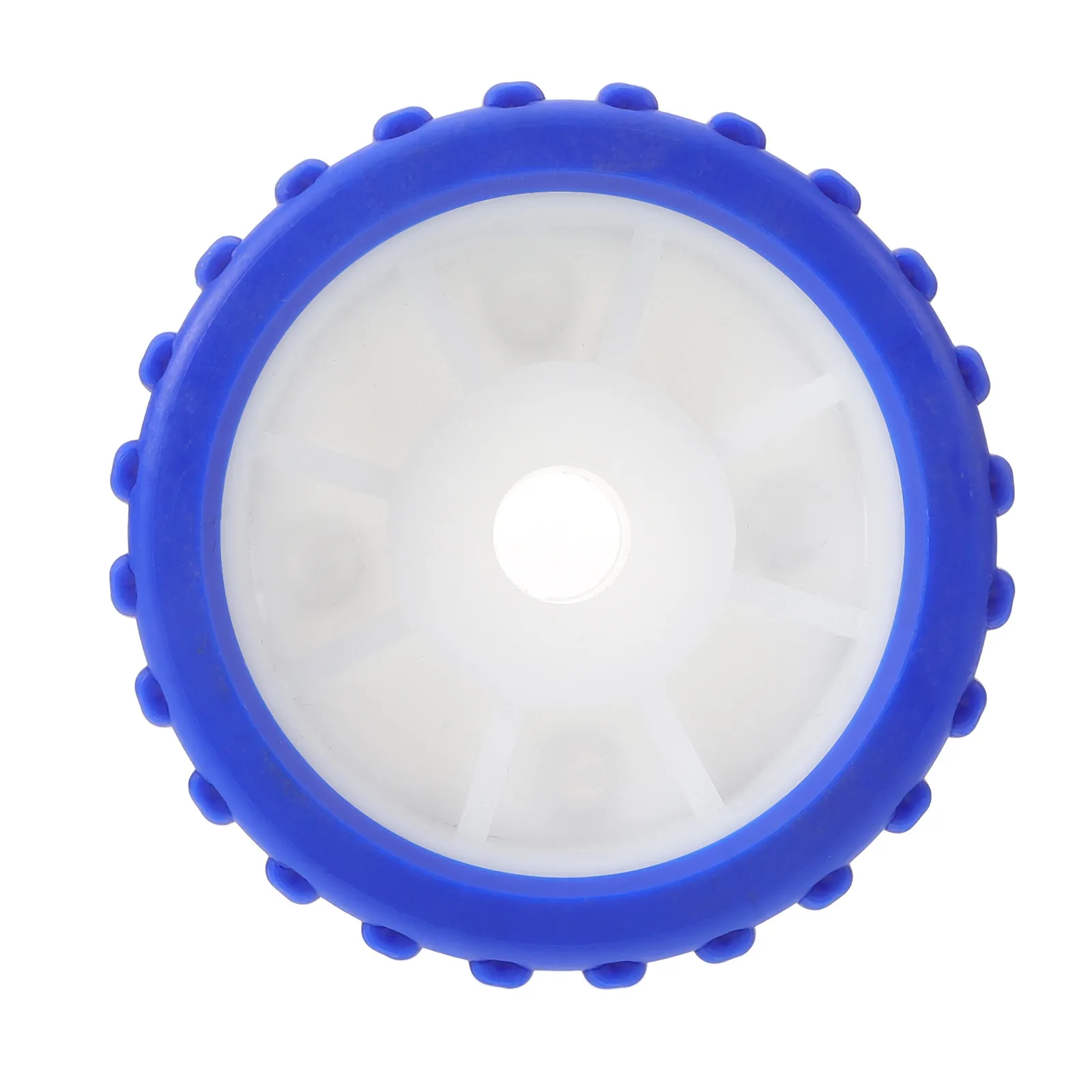 Heavy Duty Boat Trailer Roller Wheel Ribbed Wobble Design PVC Material Low Friction Trailer Roller for All Trailers Marine