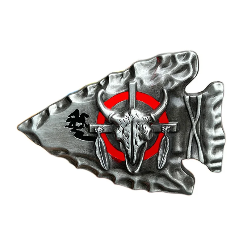 Bullhead arrow belt buckle Western style