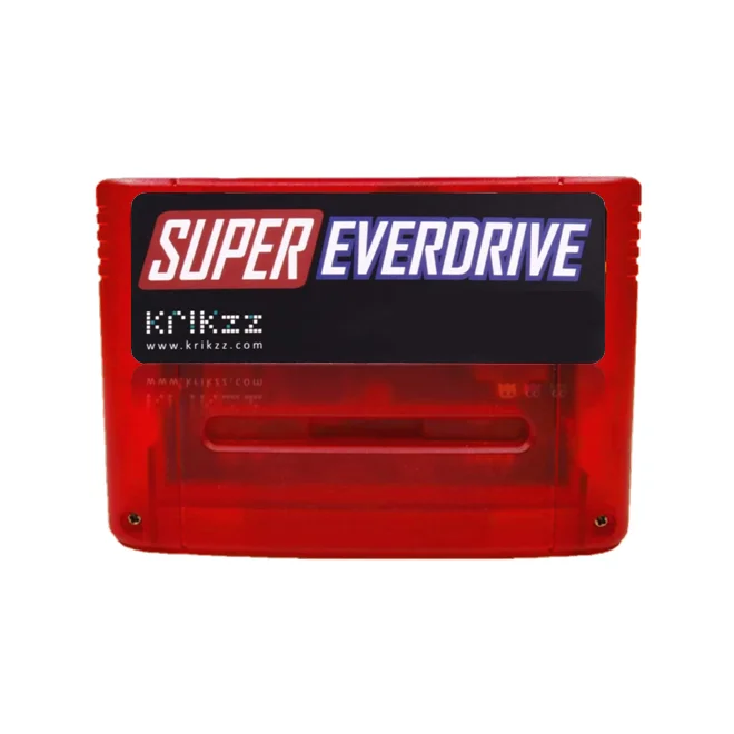 أحدث سوبر ايفر درايف لعام 2025 مع ذاكرة شريحة بطاقة 8G لوحدة التحكم في الألعاب SNES الإصدارات اليابانية والأوروبية والولايات المتحدة الأمريكية