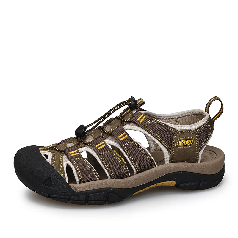 YUYIN Couple's Outdoor Open-toe Sandals High-quality Summer Hiking Sandals Beach Sandals Large-size Creek Shoes Sandals Men