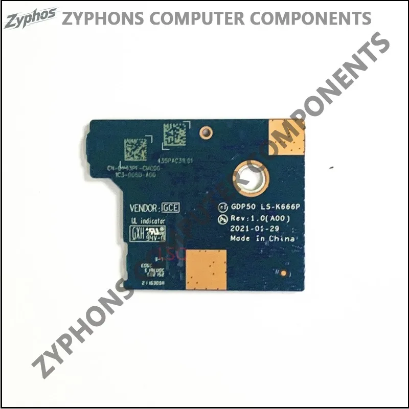 For Dell M15 R5 R6 R7 Original Keyboard Connector Sub Board LS-K666P 0Y33PF New Laptop Repair Accessory High Performance Durable