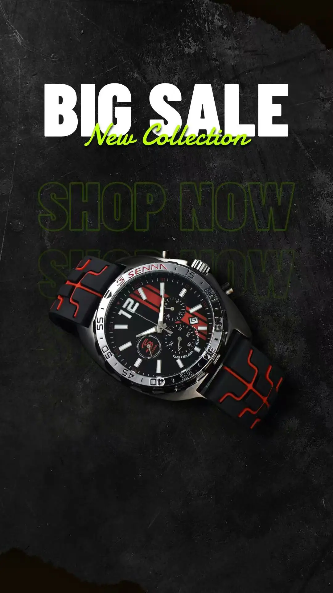 Fashionable men's Formula 1 watch Ta g Automatic Date Men's quartz movement luxury watch