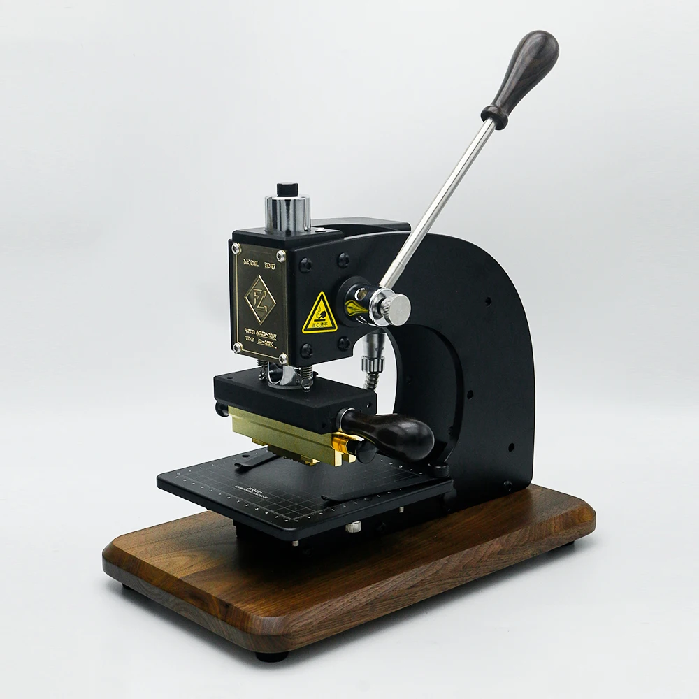 

Multifunction Leather Stamping Machine Customize Logo Stamp Digital Hot Foil Stamping Machine Manual Leather Embossing Machine