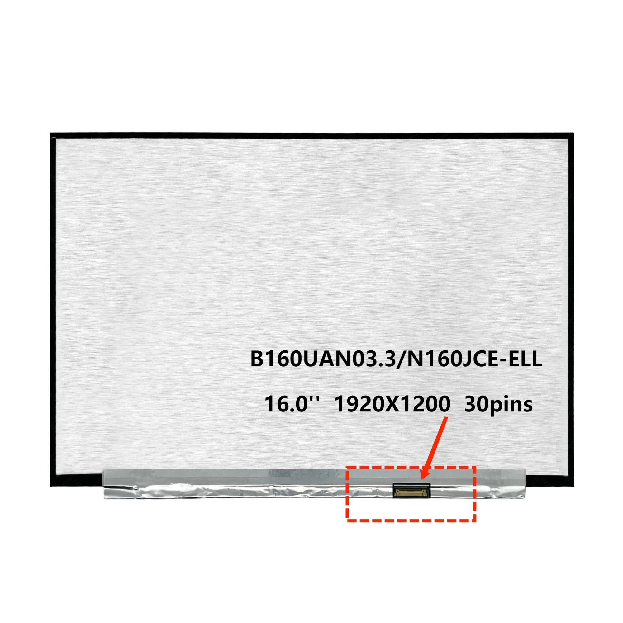 16.0‘’ IPS FHD for ASUS Vivobook 16 F1605V F1605VA-DS52 LCD Screen Display Panel Matrix Replacement No-Touch 1920X1200 30pins