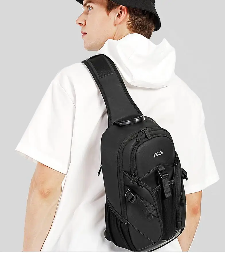 KAKA Men Messenger Bag shoulder bag men chest pack bagOxford Day pack Men Cross body Bag Bacckpack Men's Chest bag Shoulder Bag