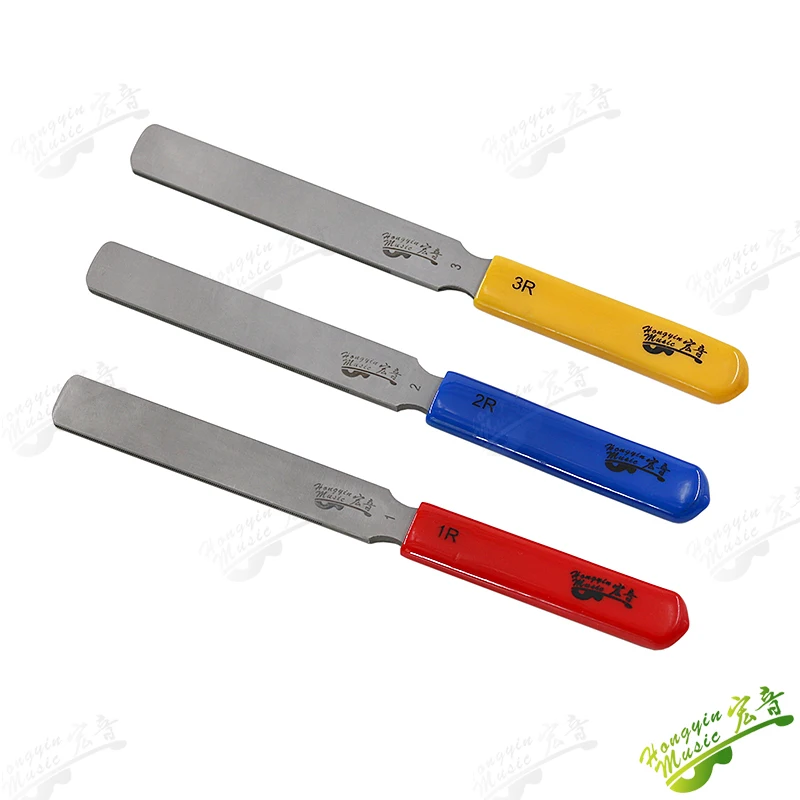 Electric acoustic guitar fingerboard wire crown grinding file service tool Punching up curved file leveling service tool