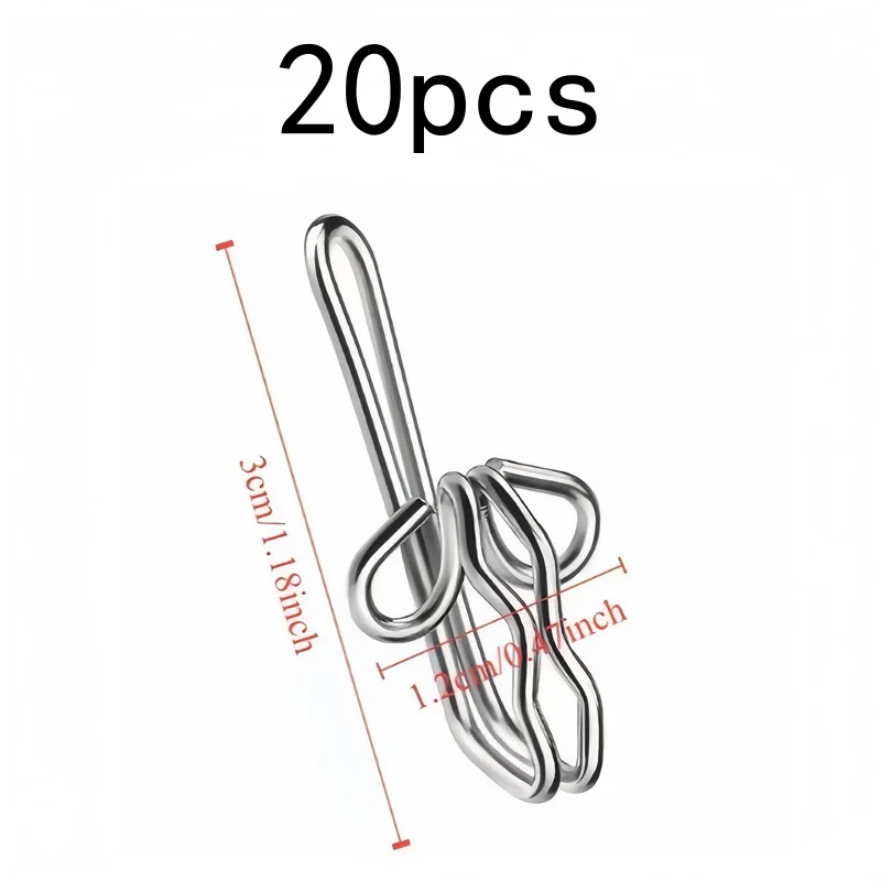 20 pcs Butterfly Curtain Hooks, Easy Install, Sturdy, Decorative, for Curtains, Door and Bathroom Curtains