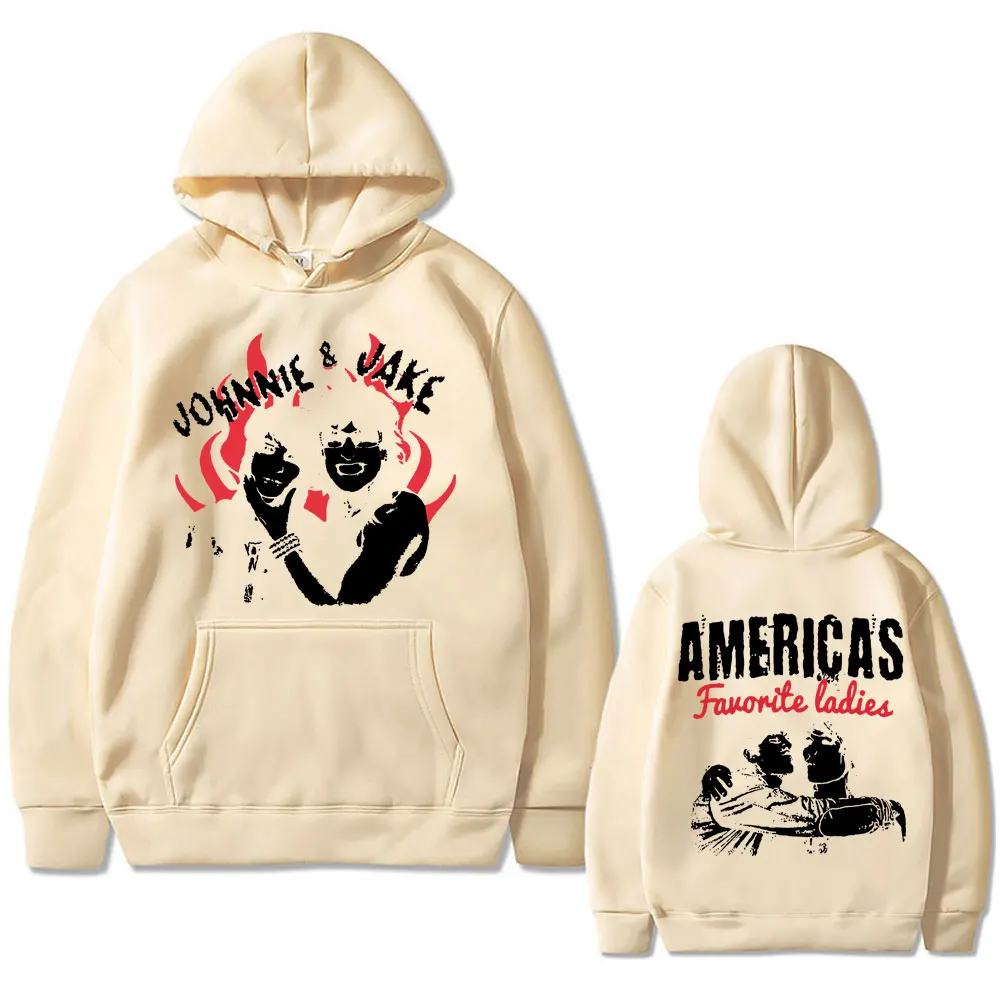 America\'s Favorite Ladies Jake Webber and Johnnie Guilbert Graphic Hoodie Men Fashion Casual Sweatshirt Male Oversized Hoodies